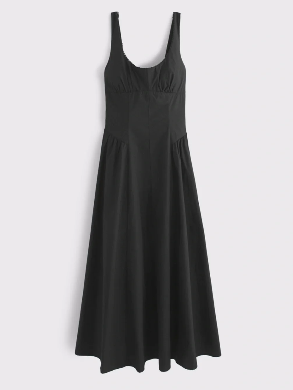 Abercrombie & Fitch Black Sleeveless Maxi Dress